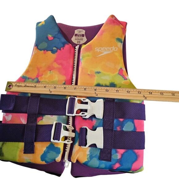 Speedo Kids Float Vest Personal Flotation Device, Youth 50lbs to 90lbs - Picture 8 of 14